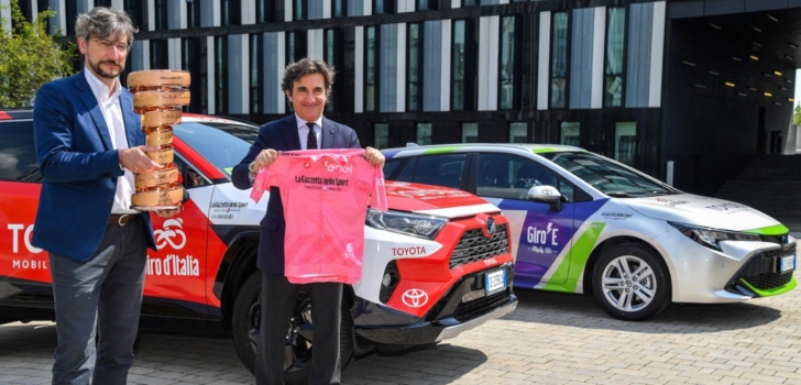 El Giro apuntala su ‘pool’ de patrocinadores y renueva con Toyota